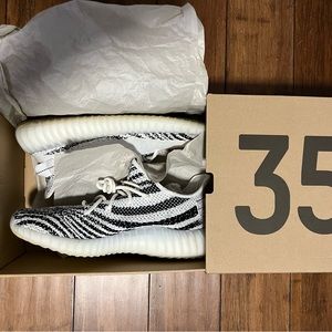 Adidas Yeezy boost 350s zebras men’s size 12